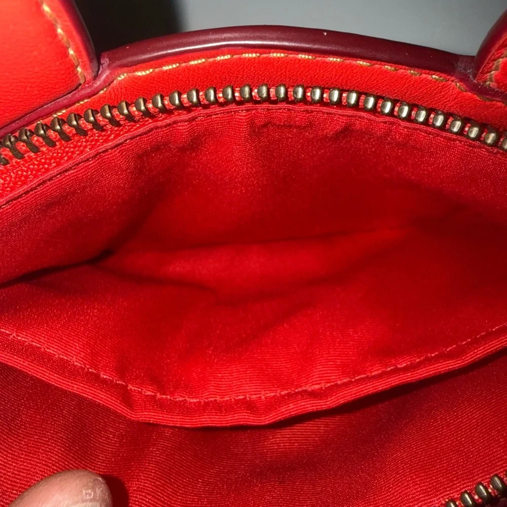 Coach Red Mickey Mouse Wristlet (Authentic) - Picture 7 of 9